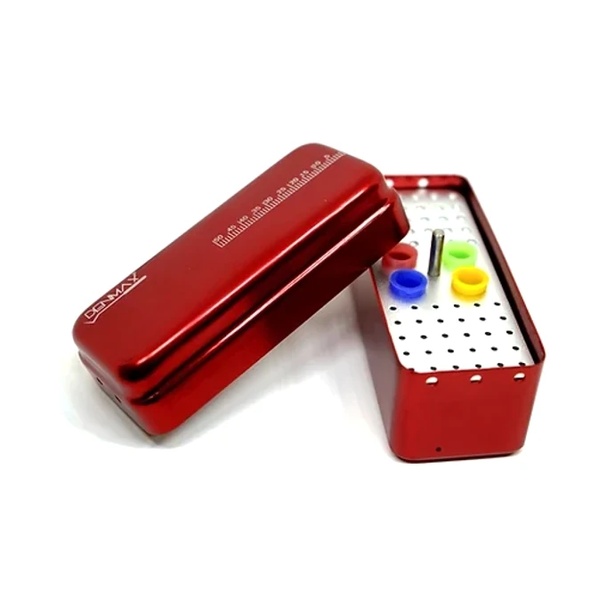 Porta Limero con Gutapercha Rectangular de Metal
