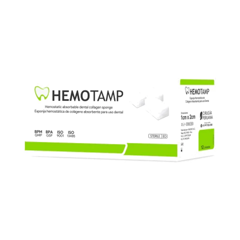 Esponja hemostática Hemotamp (2 × 1 cm)