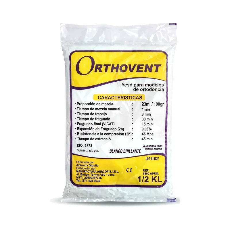 Yeso Orthovent X 1/2 KL