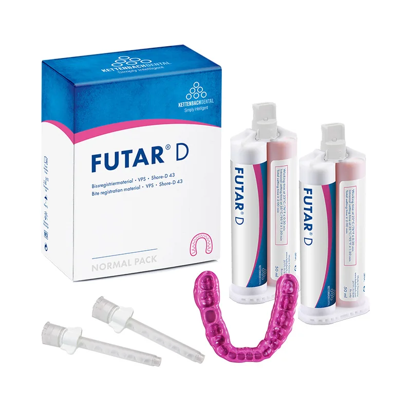 Silicona de registro de mordida Futar Kettenbach (2 × 50 ml)