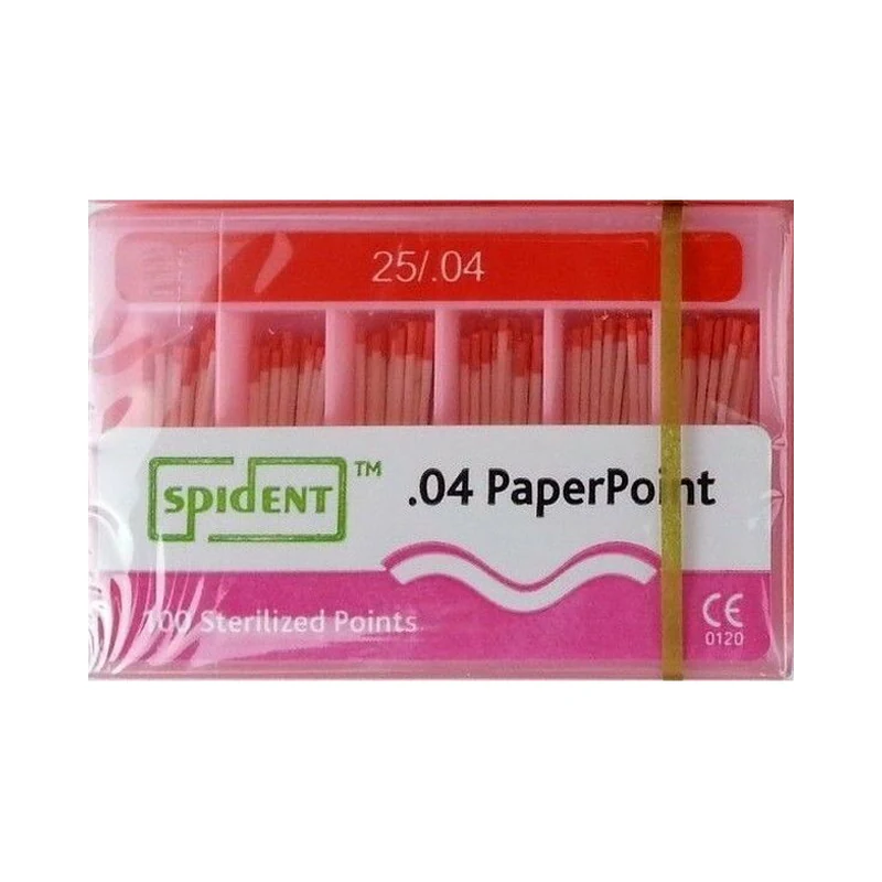 Relleno radicular de papel Spident (conicidad .04)