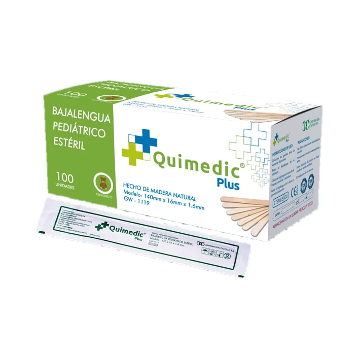 Bajalengua Pediatrico Esteril