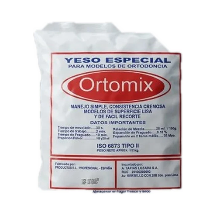 Yeso Ortomix para Ortodoncia X 1 KL