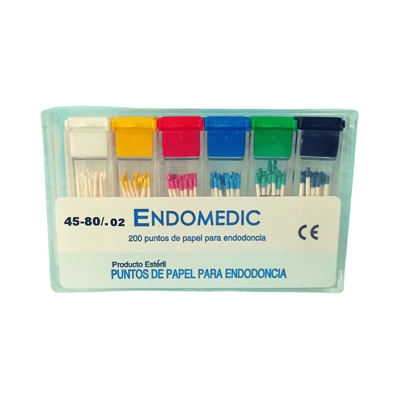 Cono de papel absorbente Endomedic