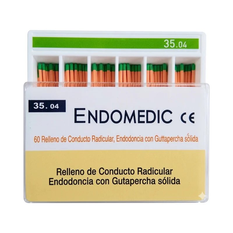 Relleno radicular de gutapercha Endomedic (conicidad .04)