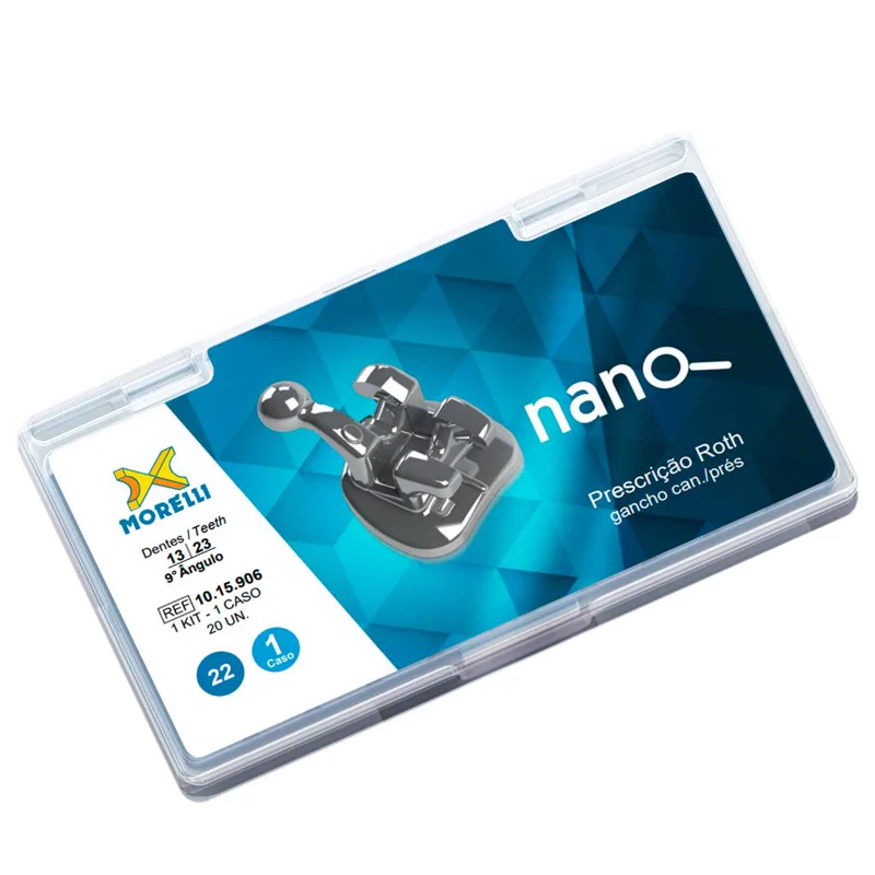 Bracket Roth Nano Metalico Slot .022 x1 caso Morelli